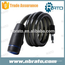 Cerradura de cable de bicicleta negra RBL-103